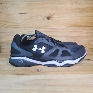 Under Armour Micro G Strive Athletic Sneakers Men's 10 Black Gray White